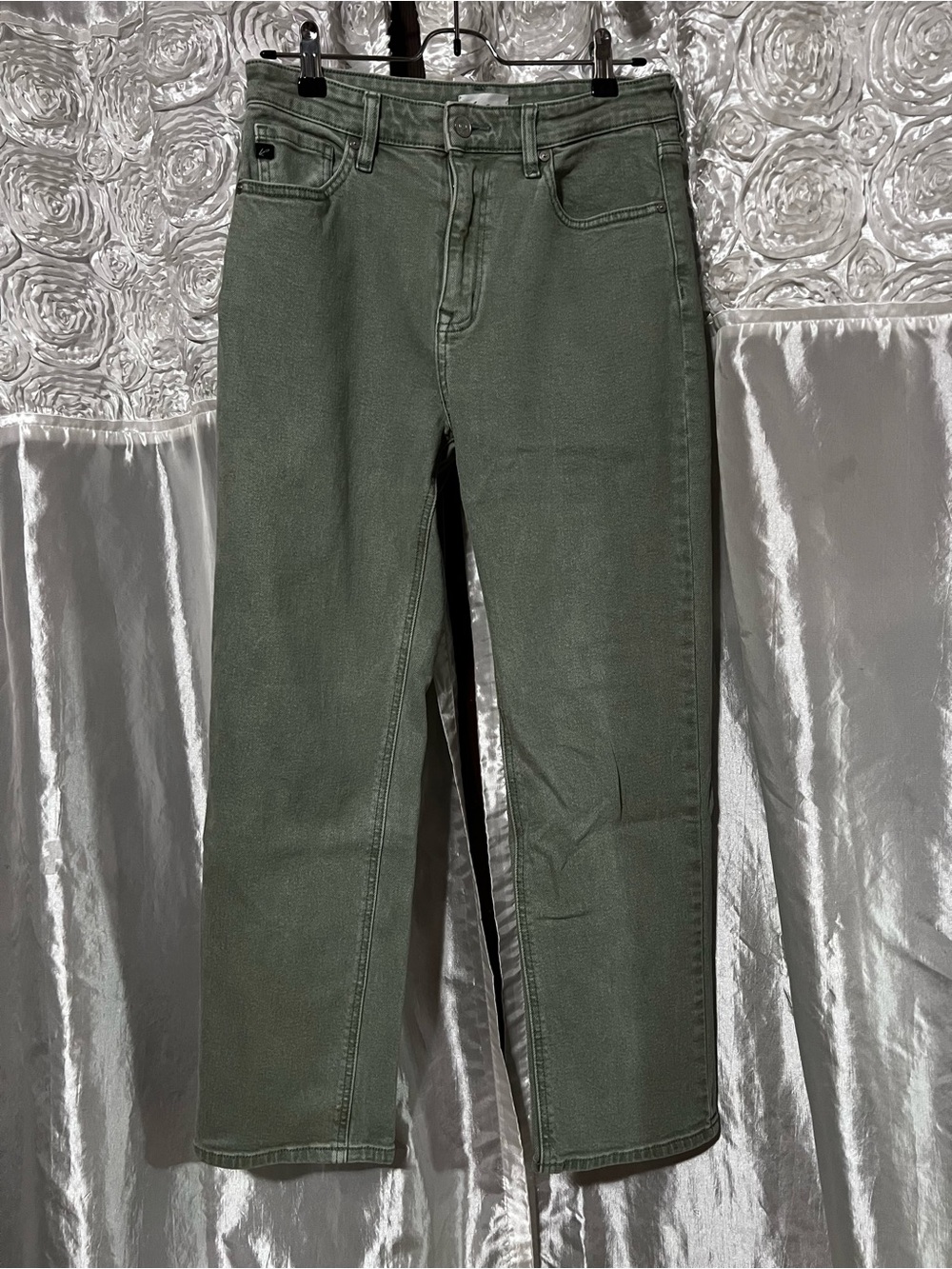 KanCan Olive Green Straight Leg Jeans